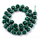 Synthetic Malachite Beads Strands X-G-R482-28-8mm-2
