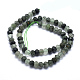 Chapelets de perles en quartz rutile vert naturel G-K223-30A-2