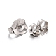 Rhodium Plated Sterling Silver Ear Nuts X-STER-E041-11B-2