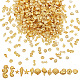 Gorgecraft 1300 個 13 スタイル合金 & 真鍮カボション  ネイルアートの装飾の付属品  タツノオトシゴとヒトデと貝殻  ゴールドカラー  3~10x3~5x0.6~1.2mm  100個/スタイル MRMJ-GF0001-33-1