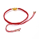 Adjustable Nylon Thread Braided Bead Bracelets BJEW-JB05293-01-2