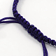 Braided Nylon Cord for DIY Bracelet Making AJEW-M001-22-2