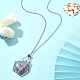 Изготовление ожерелья из латунного мешочка для самородка драгоценного камня NJEW-JN04369-01-2