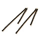 Ciondoli grandi a forma di nappa con catena di strass con pavé di ottone KK-N216-418-02LG-3