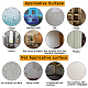 Stickers muraux miroirs acryliques tournesol DIY-CN0001-18D-6