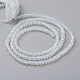 Chapelets de perles en verre imitation jade X-GLAA-R135-2mm-40-2