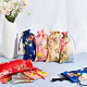 AHANDMAKER 10Pcs Silk Brocade Pouches Drawstring Gift Bags ABAG-GA0001-09-5