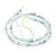 Natural Myanmar Jade/Burmese Jade Beads Strands G-I279-E07-2
