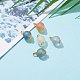 Pendenti di perle di vetro placcato PALLOY-JF00657-5