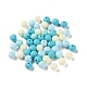 Perles acryliques en silicone imitées de style caoutchouté MACR-D029-01M-1