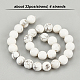 OLYCRAFT 128pcs 6mm Natural Howlite Beads Natural Jasper Beads Round Loose Gemstone Beads Energy Stone for Bracelet Necklace Jewelry Making TURQ-OC0001-02B-4