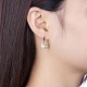 925 Sterling Silver Stud Earrings EJEW-BB30587-3