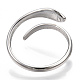 304 anillo de puño de serpiente de acero inoxidable RJEW-N038-113P-4