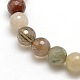 Natural Rutilated Quartz Round Beads Strands G-L168-13mm-25-1