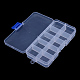 Recipientes de almacenamiento de abalorios de plástico X-CON-R008-01-5