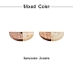 Pendenti in resina trasparente e legno di noce RESI-CJ0001-46-3