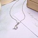 Trendy 925 Sterling Silver Pendant Necklaces NJEW-BB22382-6