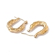Ion Plating(IP) 304 Stainless Steel Thick Hoop Earrings for Women EJEW-E199-11G-2