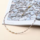 Beaded Necklaces NJEW-JN03075-01-5