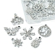 20 pièces 10 pendentifs en alliage de cristal de style ALRI-FS0001-01-3
