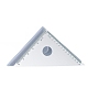 Stampi in silicone con righello triangolare da 45/90 grado DIY-I096-05-6