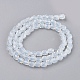 Chapelets de perles d'opalite GLAA-F002-G04-2