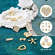 Spritewelry 18Pcs 9 Style Alloy Crystal Rhinestone Pendants FIND-SW0001-30-5