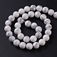 Chapelets de perles en howlite naturelle G-D855-13-10mm-2