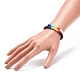 Set di braccialetti elastici con perline rotondi in acrilico a 2 colori per bambini BJEW-JB08555-02-3