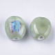 Perles en porcelaine manuelles PORC-S498-26A-2