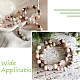 Yilisi 3 brins 3 brins de perles d'aventurine rose naturel style G-YS0001-13-8