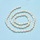 Fili di perle di perle d'acqua dolce coltivate naturali PEAR-J006-08B-01-3