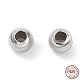 925 perline in argento sterling placcato rodio STER-K173-01A-P-1