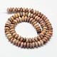 Rondelle Natural Pictures Jaspers Beads Strands G-P109-05-2