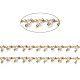 Handgefertigte Perlenketten aus Messing CHC-I027-09G-1