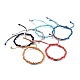 Unisex Adjustable Korean Waxed Polyester Cord Braided Bead Bracelets BJEW-JB04669-1