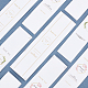 60本3スタイル紙粘着紙ステッカー  自家製石鹸バー包装用品用  単語の長方形  ミックスカラー  20個/スタイル DIY-PH0002-48-3