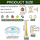 PH PandaHall 100pcs 5 Style Sports Bead Keychain Kit DIY-PH0009-36-2