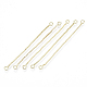 Brass Box Chain Tassel Links KK-R129-05G-1
