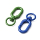 10Pcs Spray Painted Alloy Swivel Clasps FIND-YW0001-57-2