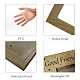 Cornici per foto in legno naturale AJEW-WH0292-040-3