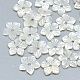 Perles de coquillage blanc naturel SSHEL-S260-006-1