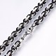 201 Stainless Steel Byzantine Chain Necklaces NJEW-F222-12BP-2