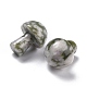Pierre de gua sha aux champignons de jade de paix naturelle X-G-L570-A10-3