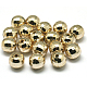 Faceted Round Plated Acrylic Beads PACR-L001-14mm-G-2