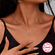 925 Halskette mit femininem Symbol-Anhänger aus Sterlingsilber für Damen UZ9324-4