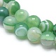 Chapelets de perles en agate à rayures naturelles/agates à bandes G-I254-03C-04-3