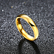 Regali di san valentino anelli per coppia in acciaio al titanio smaltato per donna RJEW-BB16394-6G-5