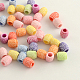 Acrylique coloré de style artisanal perles européennes MACR-Q157-M46-1