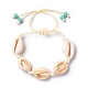 Bracelets de perles tressées réglables BJEW-JB05310-M-2